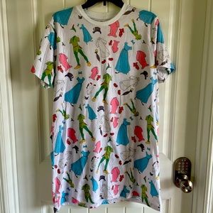 Disney x Cakeworthy Peter Pan Tshirt Dress